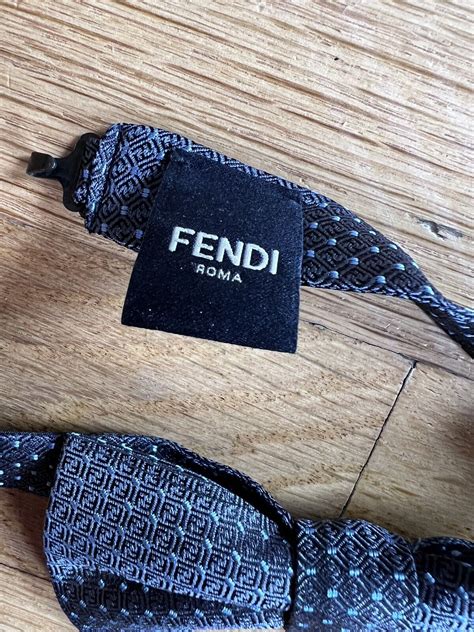 noeud papillon plat fendi|Noeud papillon Fendi NEUF – Closet2Closet.Paris.